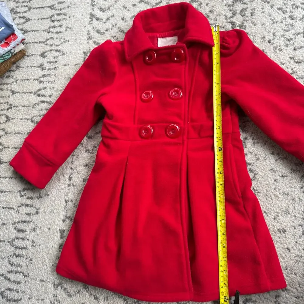 Copper Key Girls Red Coat 6/6X